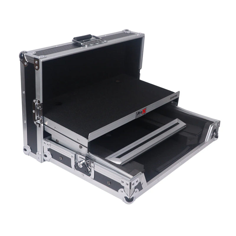 PRO-X- XS-SCLIVE4 WLT - ProX XS-SCLIVE4 WLT Case For Denon SC Live 4 Controller with Laptop Shelf 1U Rack Space