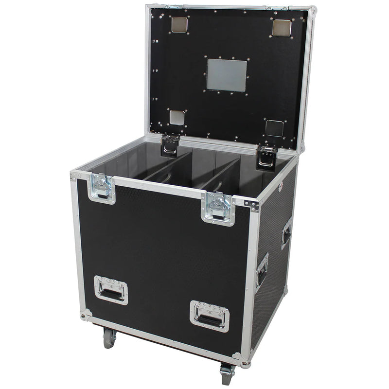 PRO-X- XS-UTL243036W MK2 - ProX XS-UTL243036W TruckPaX™ Heavy-Duty Truck Pack Utility Flight Case W-Divider and Tray Kit