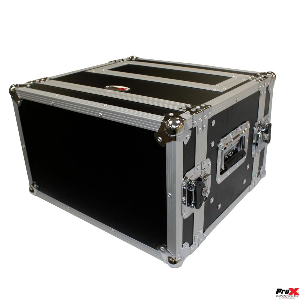 PRO-X- XS-WM4U2DR - ProX XS-WM4U2DR Flight Case ATA Style Rack 12 In. Deep 4U W/2U Drawer
