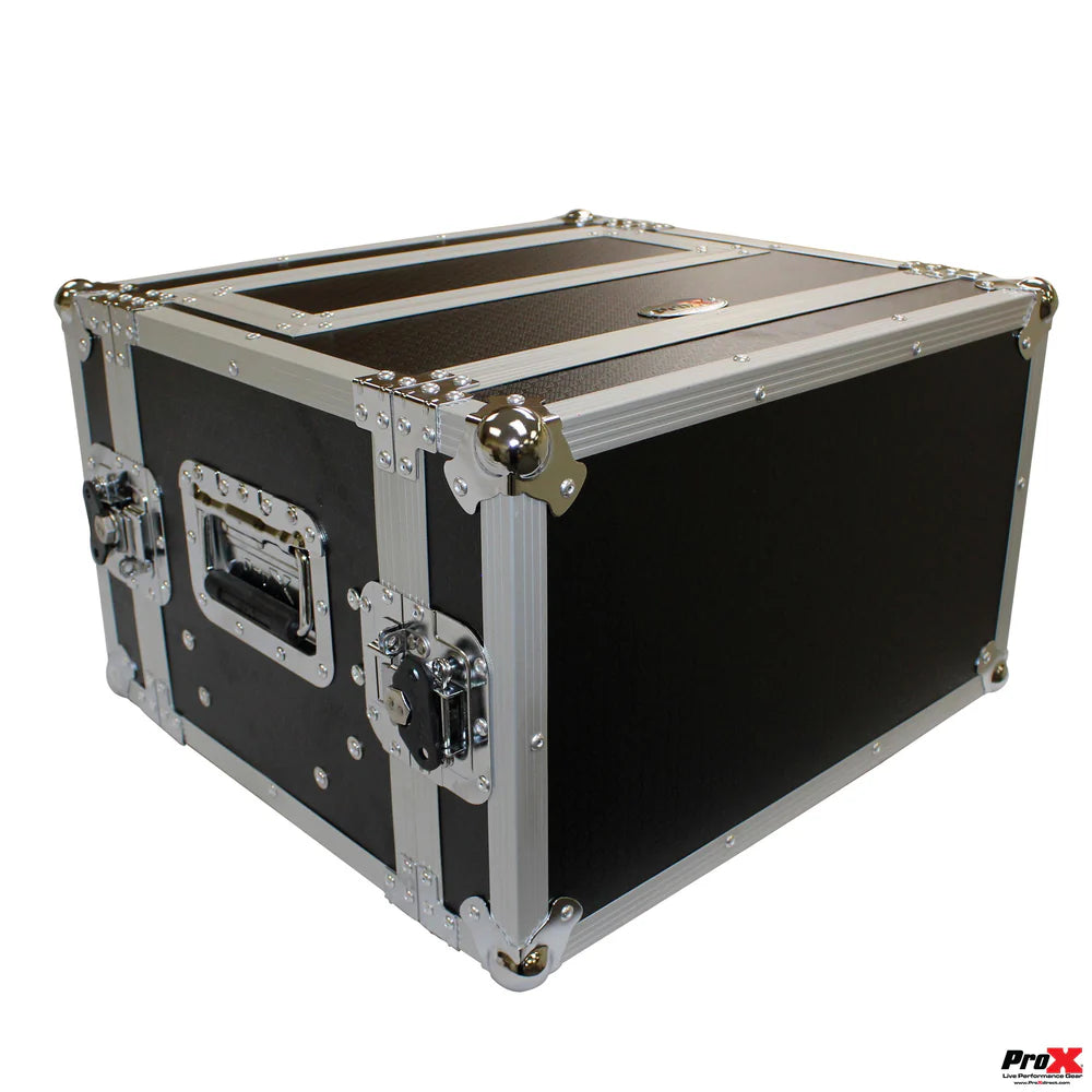 PRO-X- XS-WM4U2DR - ProX XS-WM4U2DR Flight Case ATA Style Rack 12 In. Deep 4U W/2U Drawer