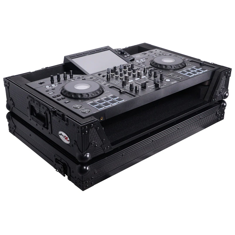 PRO-X- XS-XDJRX3 WBL - ProX XS-XDJRX3 WBL ATA Flight Case ATA Flight Case For Pioneer XDJ-RX3 DJ Controller w/1U Rack Space and Wheels (Black)