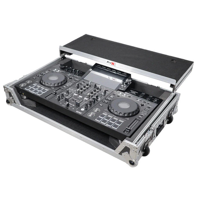 PRO-X- XS-XDJRX3 WLT - ProX XS-XDJRX3-WLT ATA Flight Case ATA Flight Case For Pioneer XDJ-RX3 DJ Controller with Laptop Shelf 1U Rack Space and Wheels