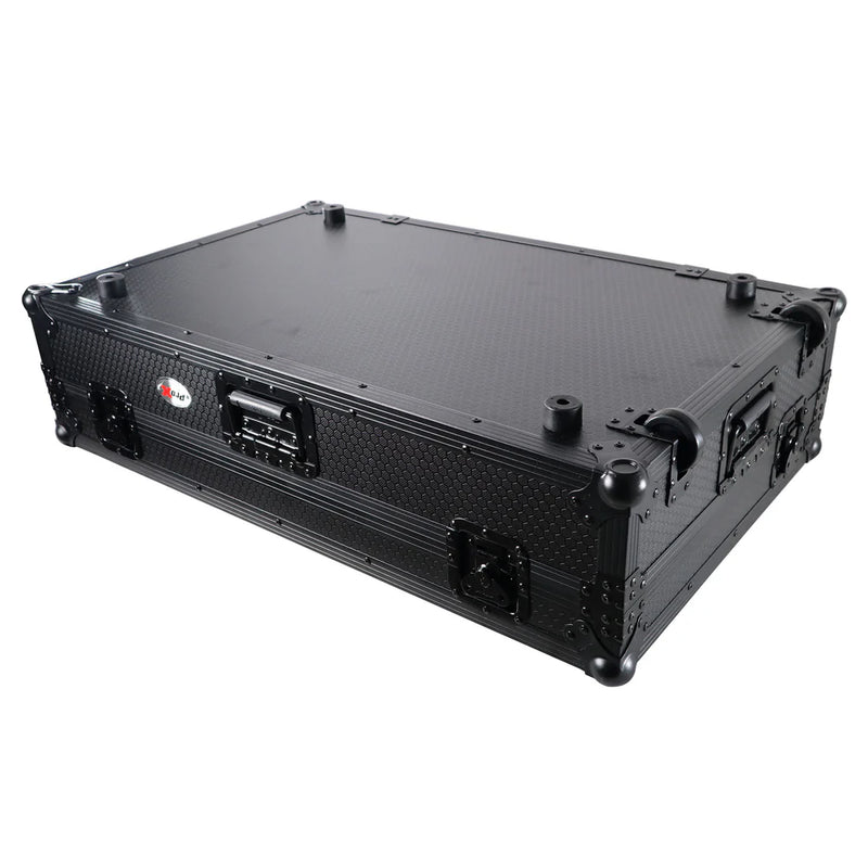 PRO-X- XS-XDJXZ WBL - ProX XS-XDJXZWBL Flight Case for Pioneer XDJ-XZ Standalone DJ System w/ Wheels - Black on Black