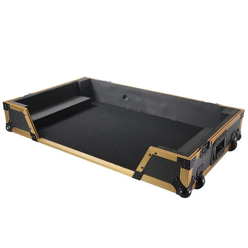 PRO-X- XS-XDJXZ WFGLD - ProX XS-XDJXZWFGLD Flight Case for Pioneer DJ XDJ-XZ Hard Road Gig Ready w/Wheels (Gold)