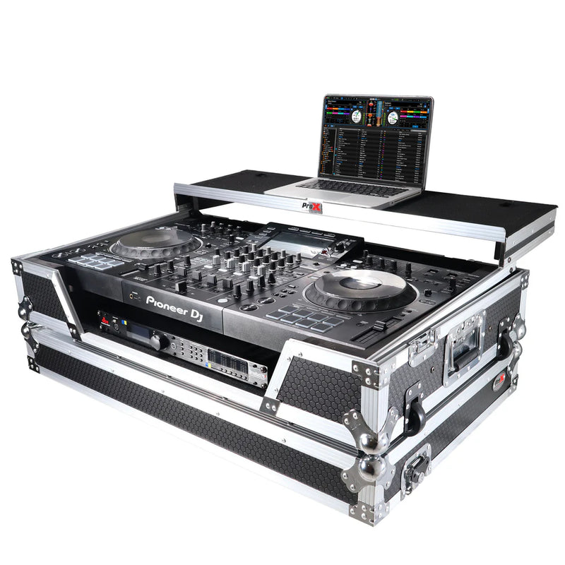 PRO-X- XS-XDJXZ WLT - ProX XS-XDJXZWLT Fits Pioneer XDJ-XZ DDJ-SZ2 Case w/Sliding Laptop Shelf & Wheels