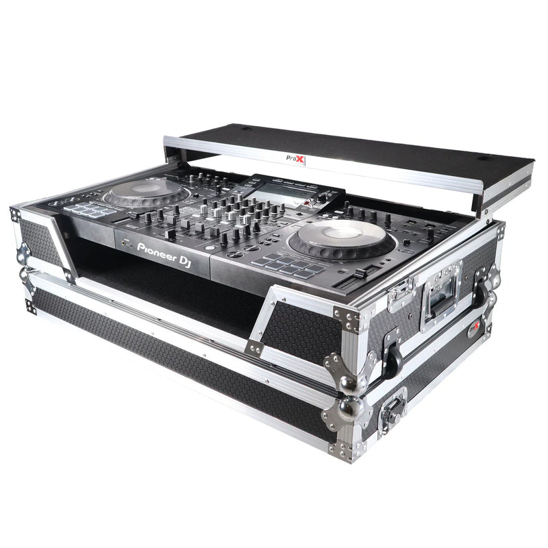 PRO-X- XS-XDJXZ WLT - ProX XS-XDJXZWLT Fits Pioneer XDJ-XZ DDJ-SZ2 Case w/Sliding Laptop Shelf & Wheels