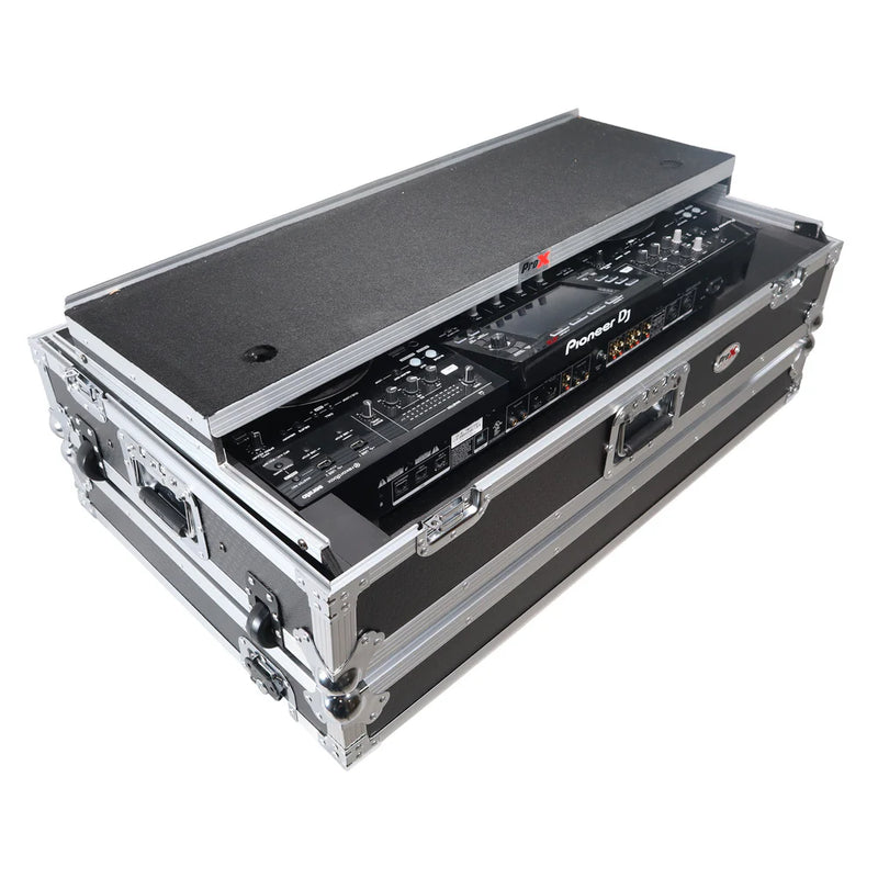 PRO-X- XS-XDJXZ WLT - ProX XS-XDJXZWLT Fits Pioneer XDJ-XZ DDJ-SZ2 Case w/Sliding Laptop Shelf & Wheels