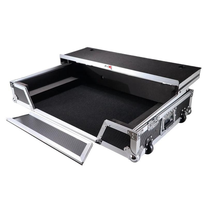 PRO-X- XS-XDJXZ WLT - ProX XS-XDJXZWLT Fits Pioneer XDJ-XZ DDJ-SZ2 Case w/Sliding Laptop Shelf & Wheels