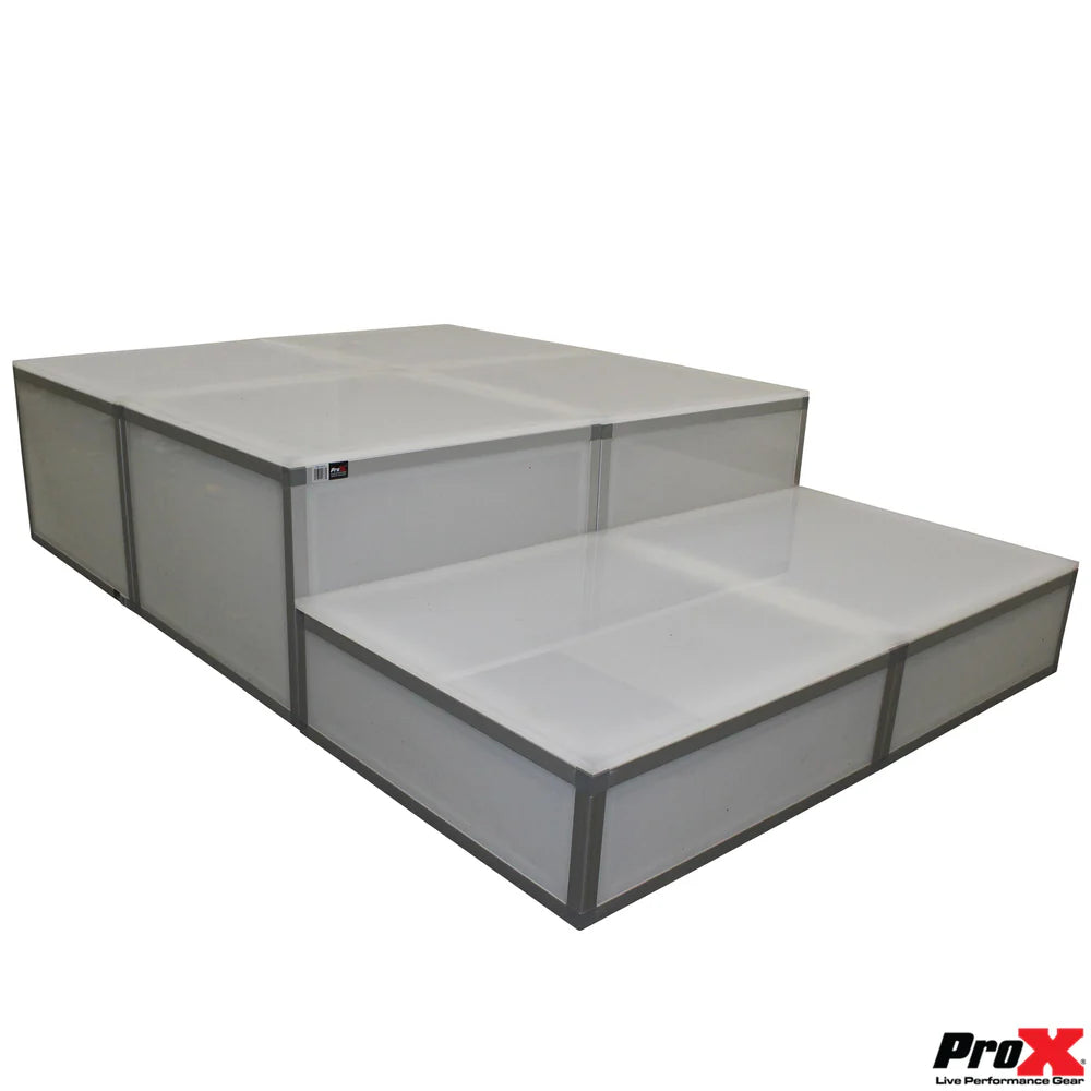 ProX XSA-2X2-8 LUMOSTAGE Acrylic Platform Stage Riser Section