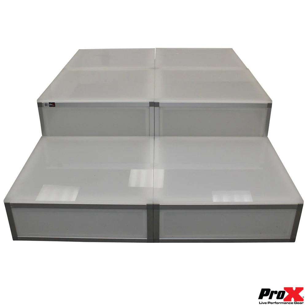 ProX XSA-2X2-8 LUMOSTAGE Acrylic Platform Stage Riser Section