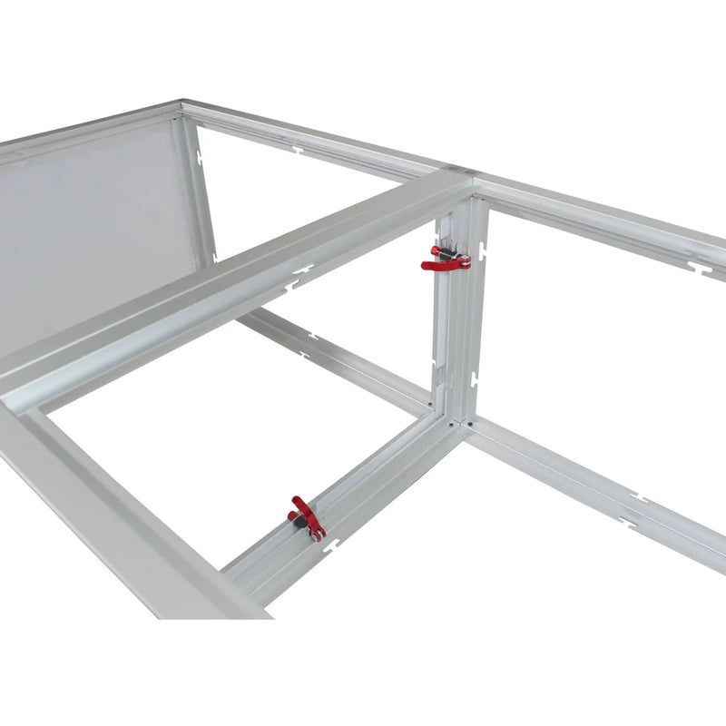 PRO-X- XSA-2X2-16 - ProX XSA-2X2-16 LUMOStage™ 2 Ft X 2 Ft X 16 Inch High Acrylic Platform Riser Section W/Clamps and 2 Side Acrylic Covers