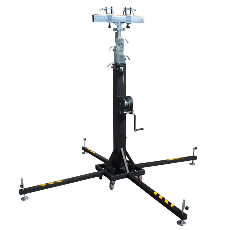 PRO-X- XT-CRANK22FT-400 - ProX XT-CRANK22FT-400 Heavy Duty 22 Ft. High Truss Crank Up Lighting Stand