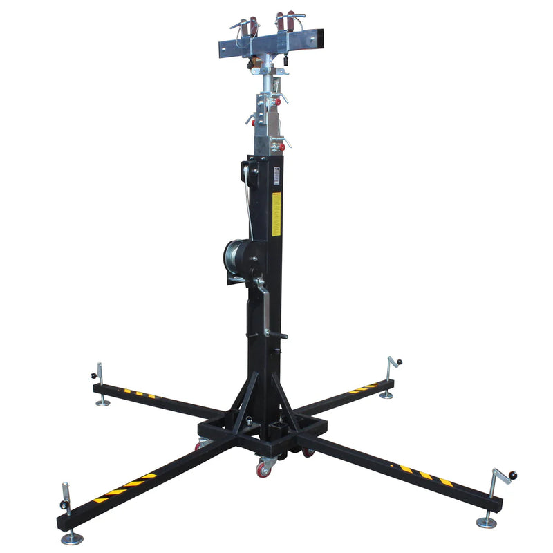 PRO-X- XT-CRANK22FT-400 - ProX XT-CRANK22FT-400 Heavy Duty 22 Ft. High Truss Crank Up Lighting Stand