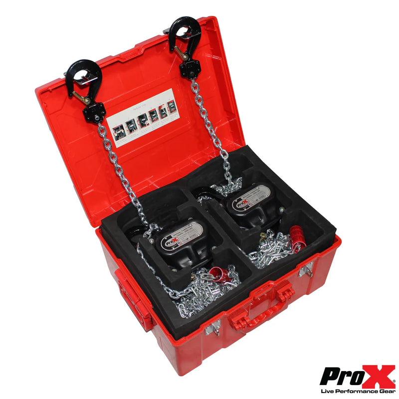 PROX-XT-MCH1TX2-30FT - ProX XT-MCH1TX2-30FT Set of 2: 1 Ton Manual Chain Hoist W/30 Ft (9 M) Chain