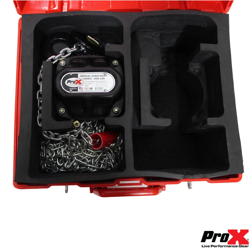 PROX-XT-MCH1TX2-30FT - ProX XT-MCH1TX2-30FT Set of 2: 1 Ton Manual Chain Hoist W/30 Ft (9 M) Chain