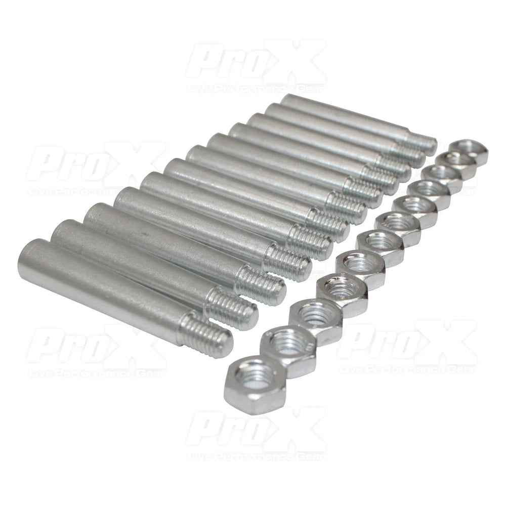 PRO-X- XT-SPN12 - ProX XT-SPN12 12 Pack Tapered Shear Pin With Threaded Tip And Nut For Conical Coupler