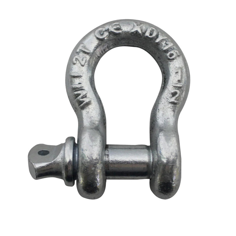 PRO-X- XT-USHACKLE0625 - ProX XT-USHACKLE 2 Ton 1/2" Galvanized Screw Pin Anchor Shackle