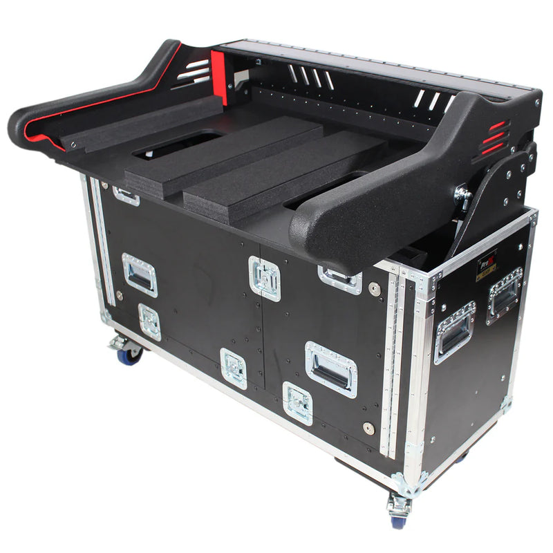 PRO-X- XZF-MID HD 2U LMA - ProX XZF-MID HD 2U LMA MIDAS Heritage D Flip-Ready Hydraulic Console Case