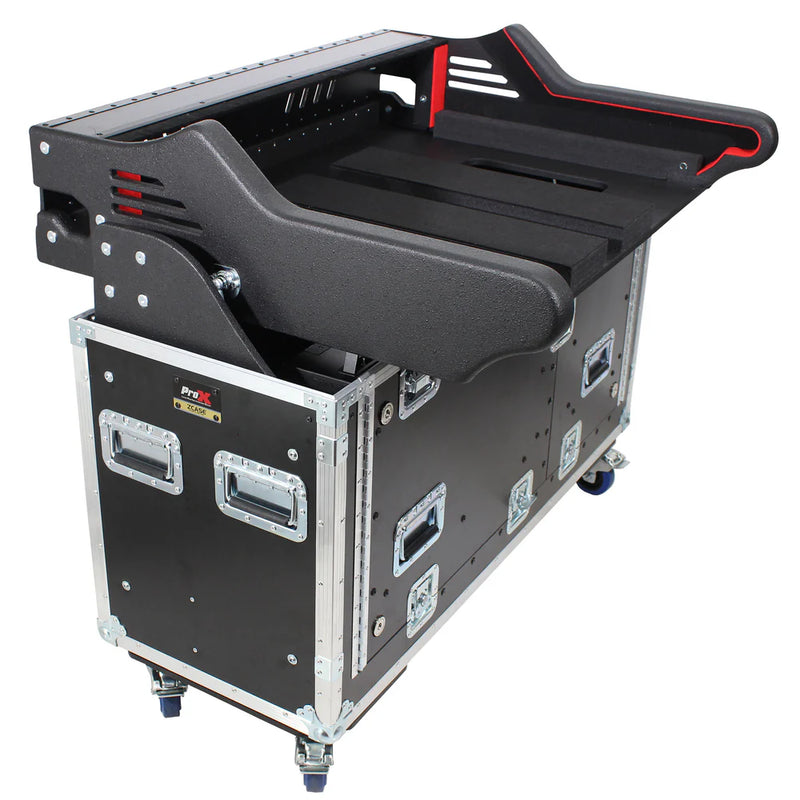 PRO-X- XZF-MID HD 2U LMA - ProX XZF-MID HD 2U LMA MIDAS Heritage D Flip-Ready Hydraulic Console Case