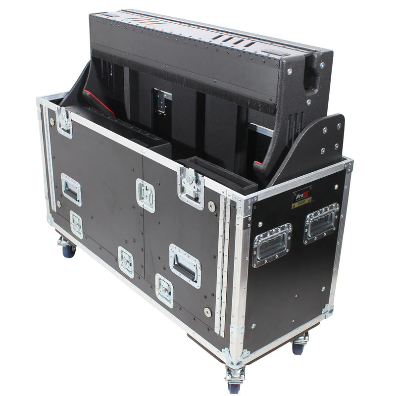 PRO-X- XZF-MID HD 2U LMA - ProX XZF-MID HD 2U LMA MIDAS Heritage D Flip-Ready Hydraulic Console Case