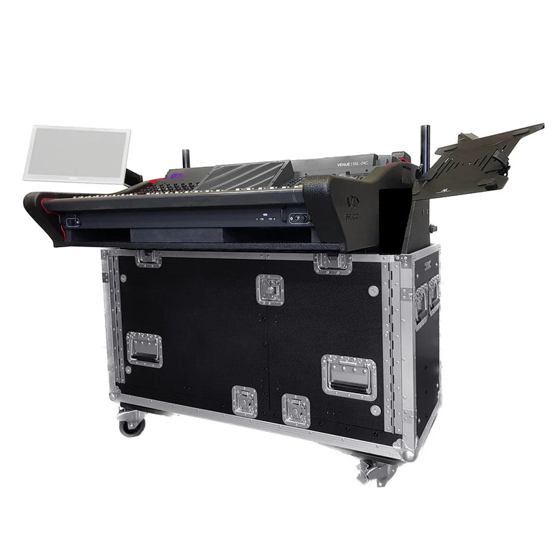 PROX-XZF-AVID-S6L-16CH D2U - ProX XZF-AVID-S6L-16CH D2U Avid Venue S6L-16CH Flip-Ready Hydraulic Console Case