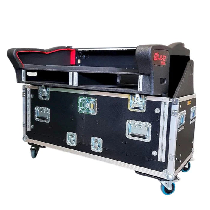 PRO-X- XZF-AH S5000 D 2U - ProX XZF-AH-S5000 D 2U For Allen and Heath DLive S5000 Flip-Ready Hydraulic Console Case