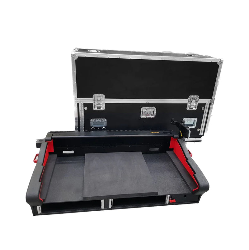 PRO-X- XZF-AH S7000 D 2x2U - ProX XZF-AH-S7000 DH For Allen and Heath S7000 Flip-Ready Hydraulic Console Easy Retracting Lifting Case