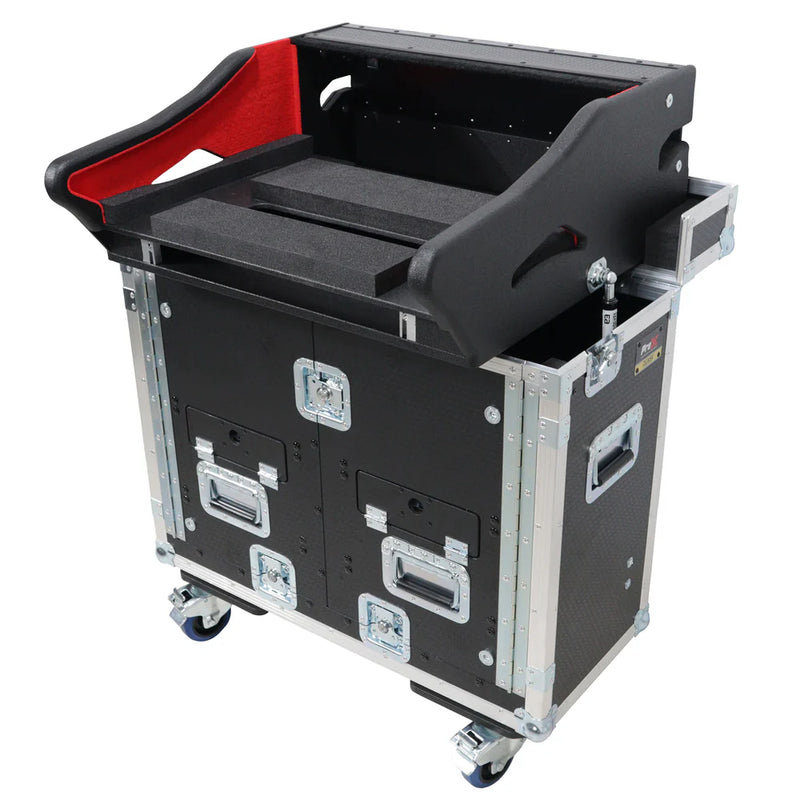 PROX-XZF-AH-SQ7 - ProX XZF-AH-SQ7 LMA For Allen and Heath SQ7 Flip-Ready Hydraulic Console Easy Retracting Lifting Case