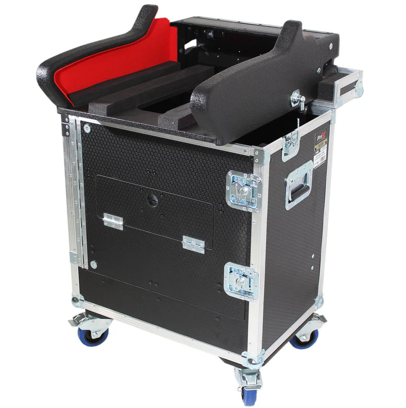 PROX-XZF-AH-C1500 D 2U - ProX XZF-AH C1500 D 2U Allen and Heath DLive C1500 Flip-Ready Hydraulic Console Case