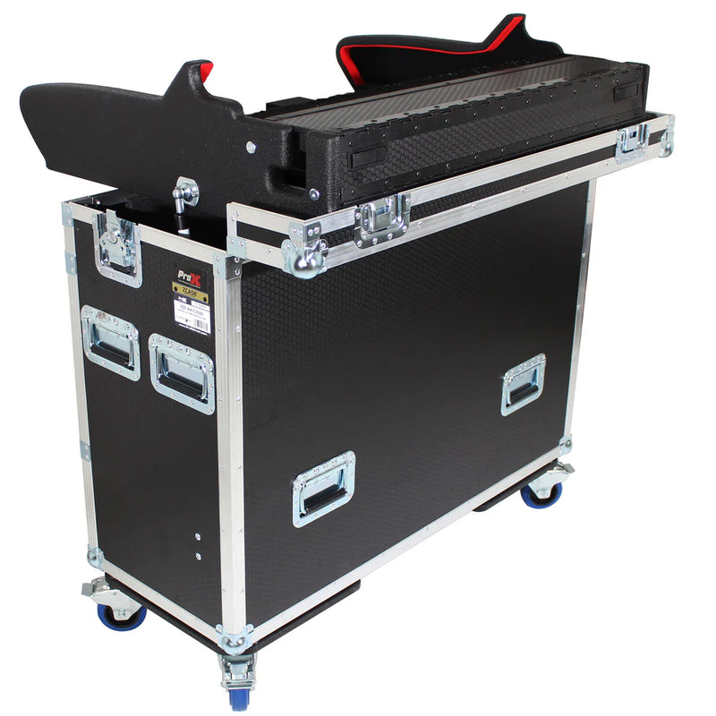 PRO-X- XZF-AH C3500 LMA - ProX XZF-AHC3500 Flip-Ready Easy Retracting Hydraulic Lift Case for Allen and Heath DLive C3500 Console by ZCase