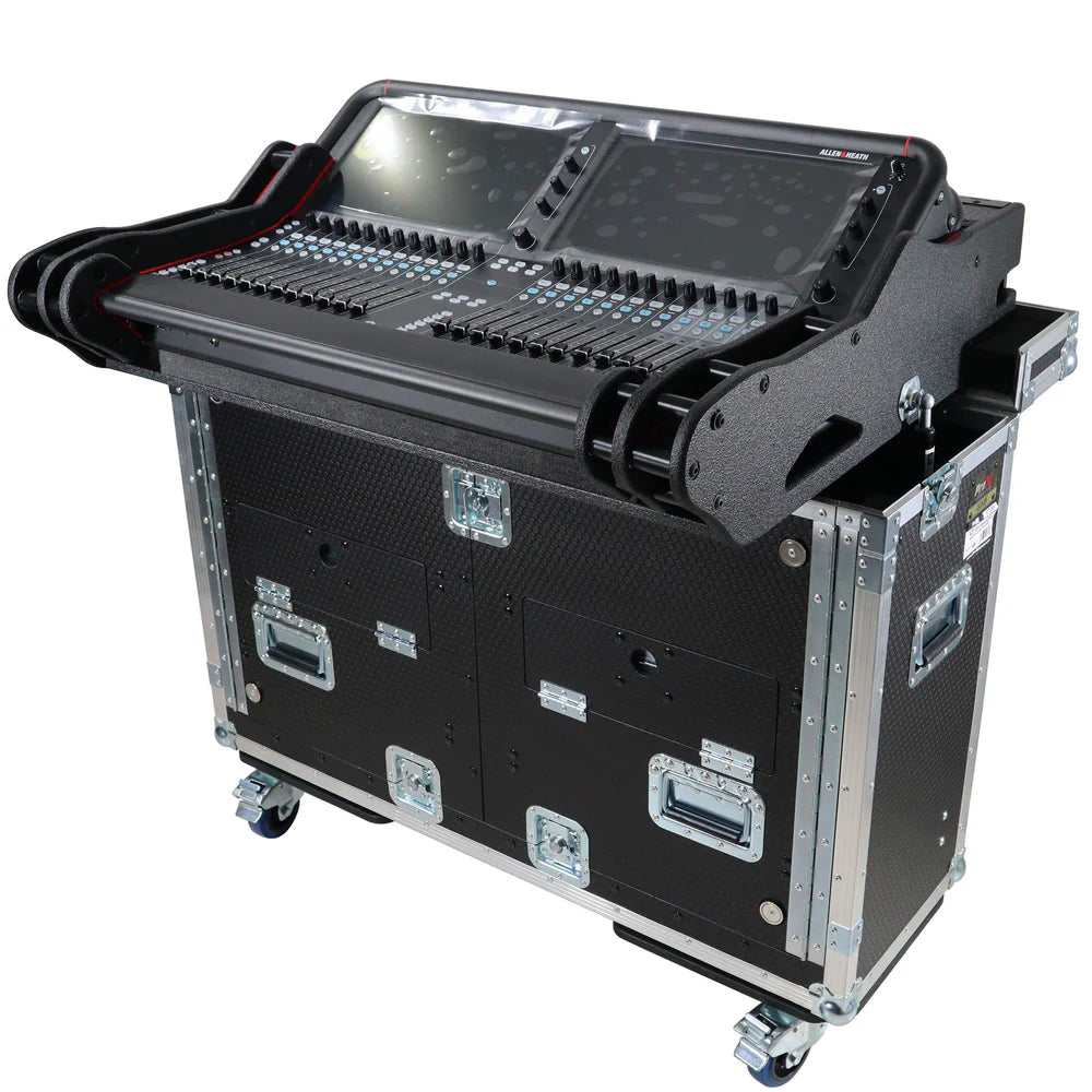 PRO-X- XZF-AH AVANTIS - ProX XZF-AHAVANTIS For Allen and Heath AVANTIS Flip-Ready Hydraulic Console Easy Retracting Lifting Case by ZCASE