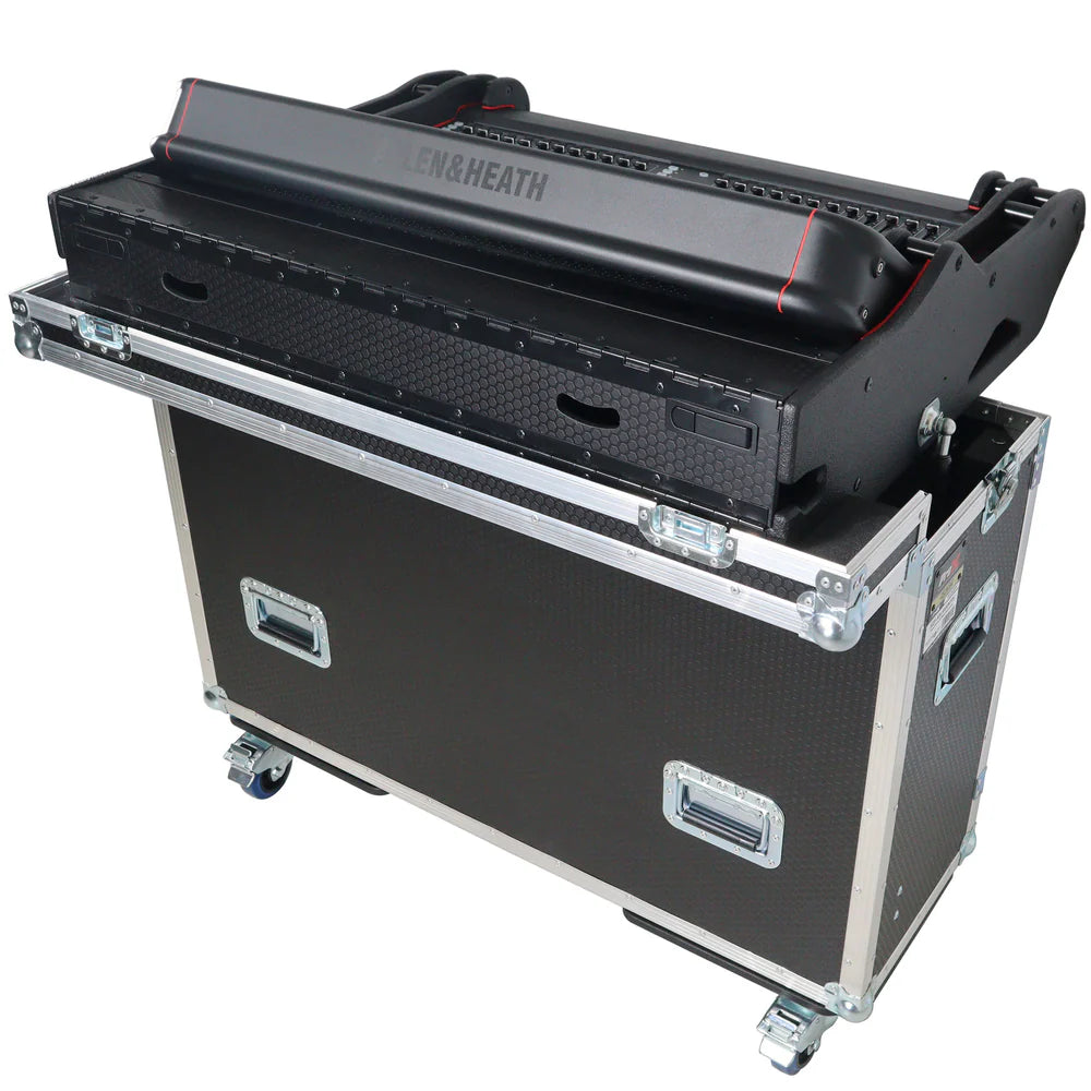 PRO-X- XZF-AH AVANTIS - ProX XZF-AHAVANTIS For Allen and Heath AVANTIS Flip-Ready Hydraulic Console Easy Retracting Lifting Case by ZCASE