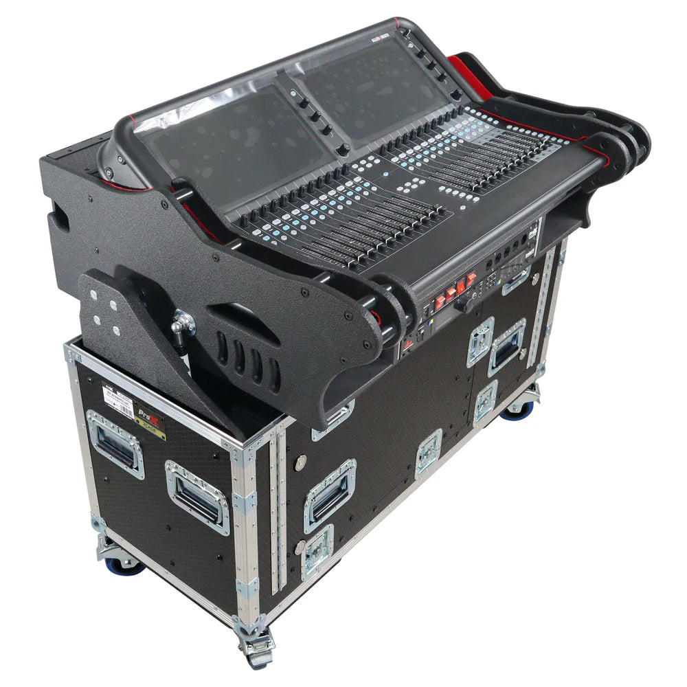 PRO-X- XZF-AH AVANTIS 2U - ProX XZF-AHAVANTIS 2U Flip-Ready Hydraulic Console Easy Retracting Lifting 2U Rack Space Case