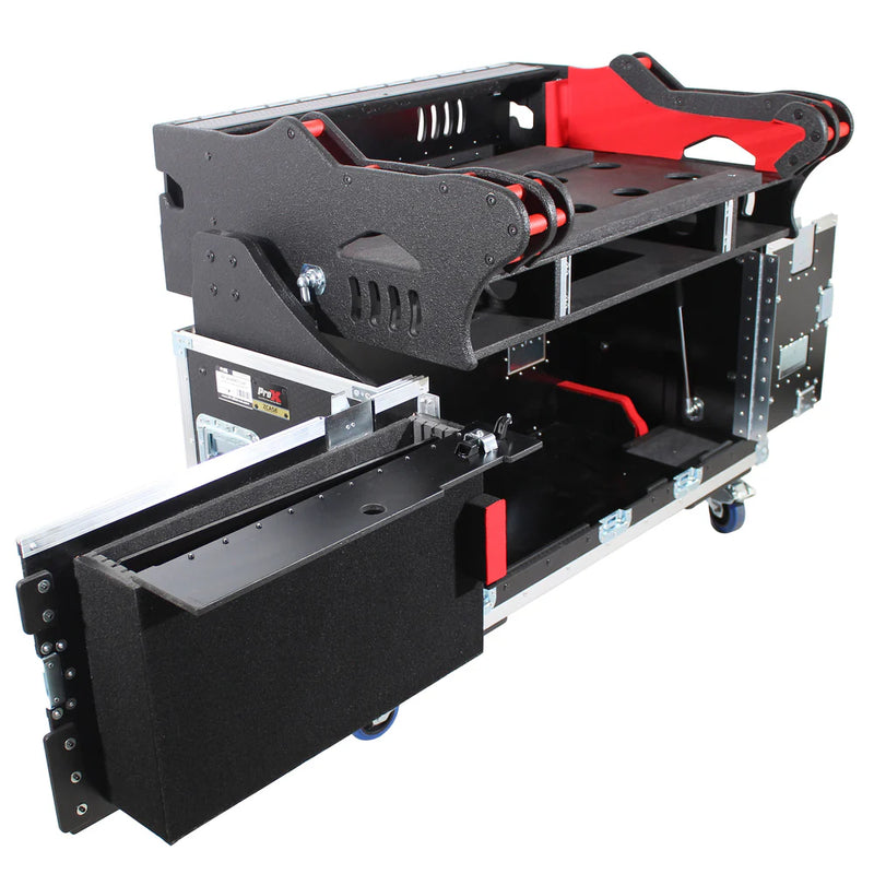 PRO-X- XZF-AH AVANTIS 2U - ProX XZF-AHAVANTIS 2U Flip-Ready Hydraulic Console Easy Retracting Lifting 2U Rack Space Case