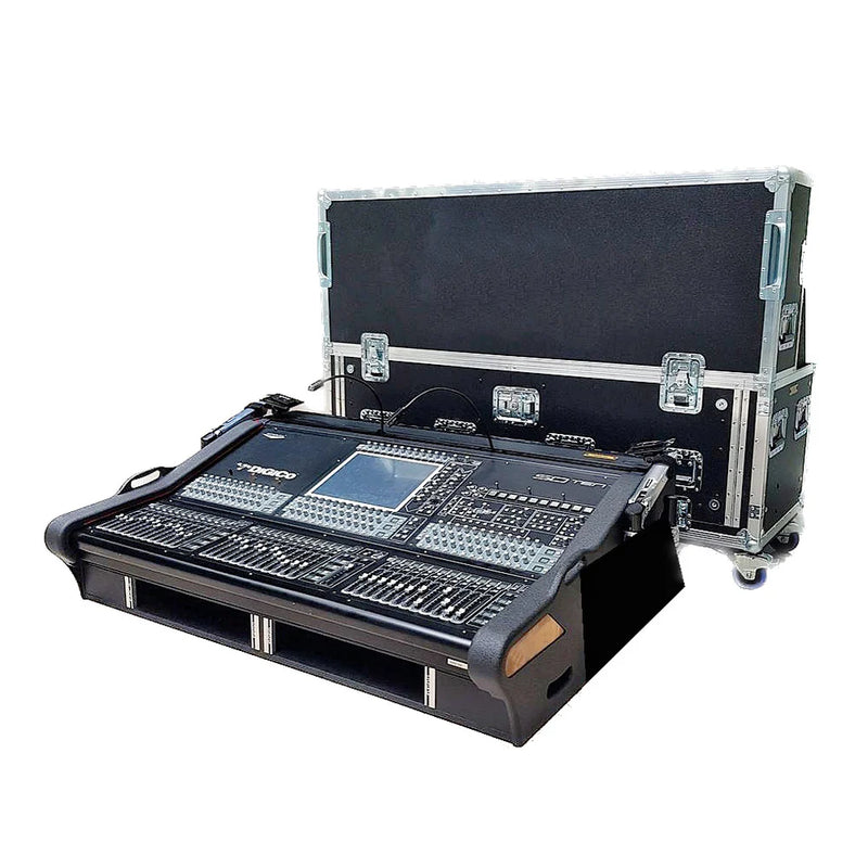 PROX-XZF-DIG-SD10 D 2x2U - ProX XZF-DIG-SD10 D 2x2U Detachable Easy Retracting Hydraulic Lift Case With 2x2U for Digico SD10 Digital Mixing Console