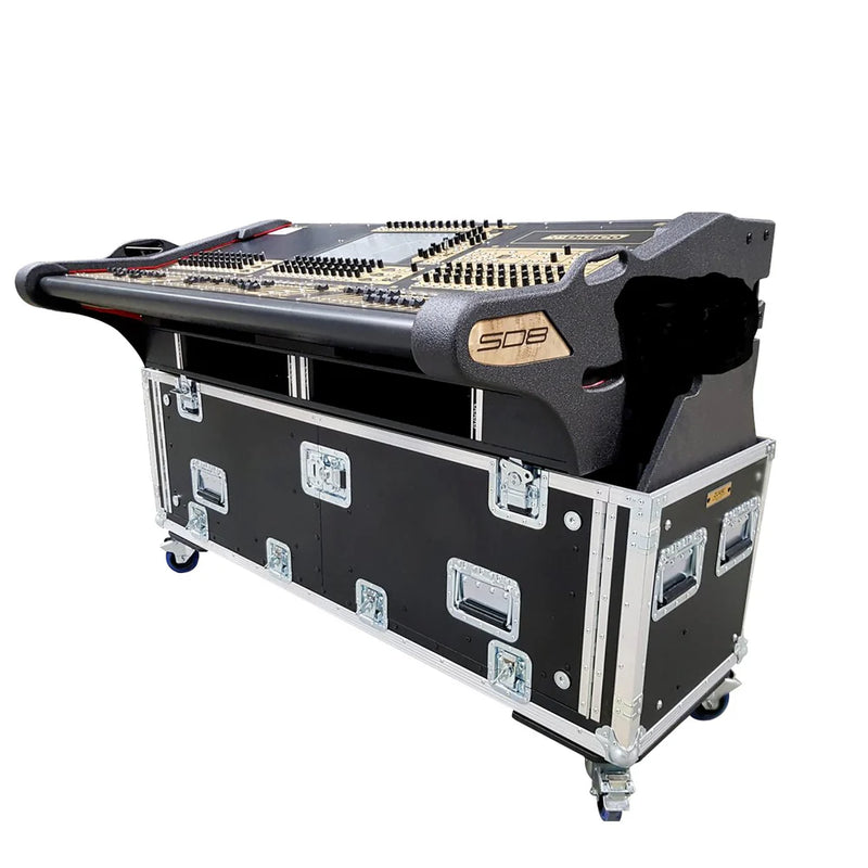 PRO-X- XZF-DIG-SD8 D 2x2U - ProX XZF-DIG-SD8 D 2x2U etachable Easy Retracting Hydraulic Lift Case With 2x2U for Digico SD8 Digital Mixing Console