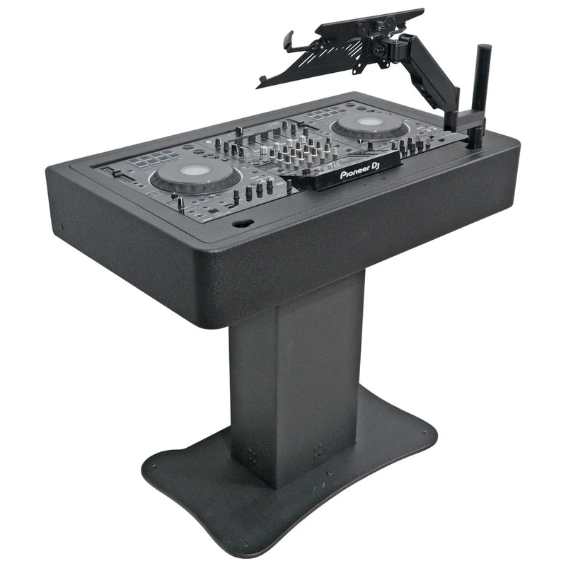 PROX-XZF-DJCT BL 2U CASE - ProX XZF-DJCTBL2UCASE Control Tower DJ Podium with Road Cases