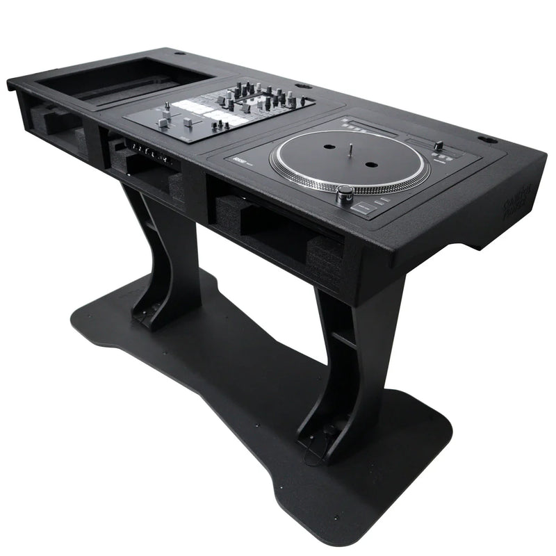 PRO-X- XZF-DJTCDM W Case - ProX XZF-DJTCDMBLCASE Control Tower DJ Podium w/Road Cases