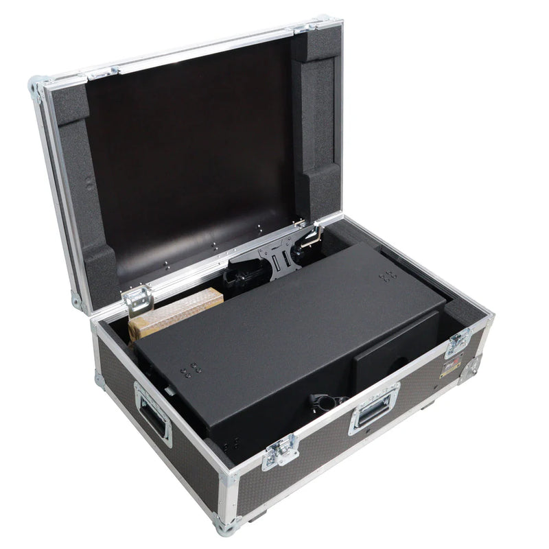 PROX-XZF-DJCT BL 2U CASE - ProX XZF-DJCTBL2UCASE Control Tower DJ Podium with Road Cases