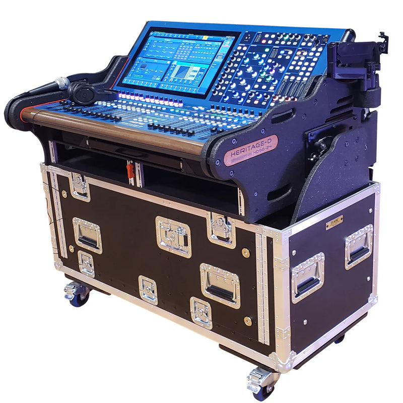 PRO-X- XZF-MID HD D2U LMA - ProX XZF-MID HD D2U LMA MIDAS Heritage D Flip-Ready Hydraulic Console Case