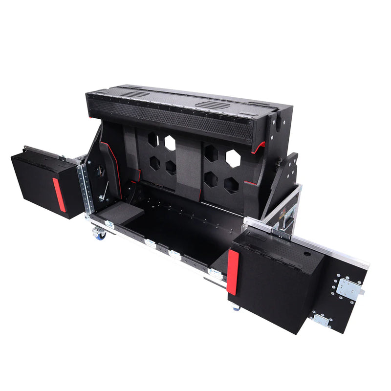 PRO-X- XZF-MID PRO2 - ProX XZF-MID-PRO2 For MIDAS PRO2 Flip-Ready Hydraulic Console Easy Retracting Lifting 1U Rack Space Case by ZCASE