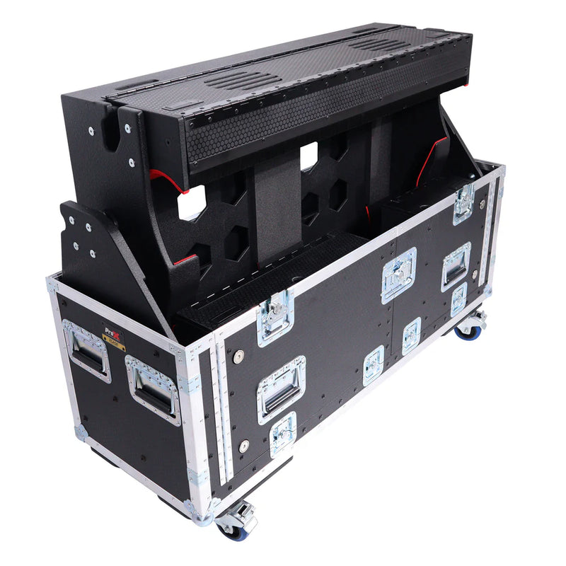 PRO-X- XZF-MID PRO2 - ProX XZF-MID-PRO2 For MIDAS PRO2 Flip-Ready Hydraulic Console Easy Retracting Lifting 1U Rack Space Case by ZCASE