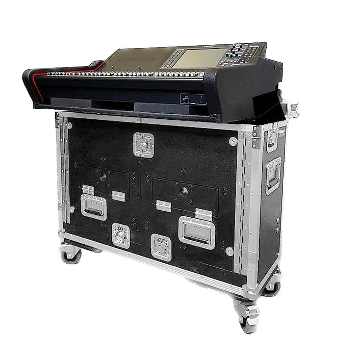 PRO-X- XZF-YQL5 - ProX XZF-YQL5 Flip-Ready Easy Retracting Case for Yamaha QL5 Console by ZCase Custom Order