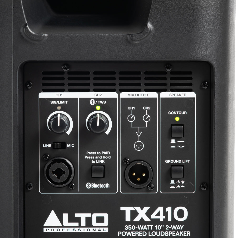 ALTO TX410 - 350W 10 -inch Powered Loudspeaker with Bluetooth