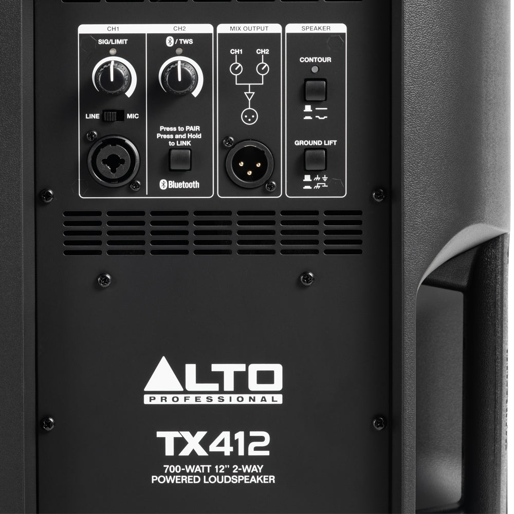 ALTO TX412 - 700W 12-inch Powered Loudspeaker with Bluetooth