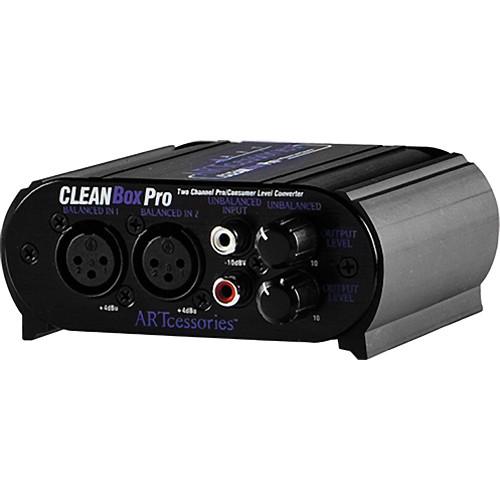 ART ProAudio CLEANBOXPRO ART-DUAL CHANNEL LEVEL CONVERTER - ART Cleanbox Pro Two Channel Level Converter