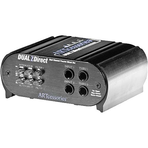 ART ProAudio DUALZDIRECT 2 CHANNEL PASSIVE DIRECT BOX - ART DUALZDirect Professional Dual-Channel Passive Direct Box