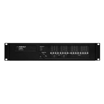 ne8800st - Ashly NE8800ST Network Enabled Protea DSP Audio System Processor w/ 8-Channel AES3 Outputs & Dante Option Card