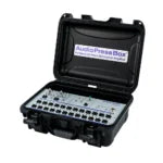 AUDIOPRESSBOX APB-224 C - Professional portable 2 channel active pressbox