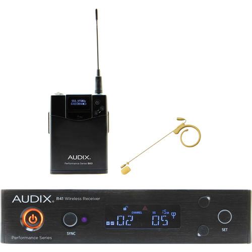 AUDIX AP41HT7BGB - Audix AP41HT7BGB Bodypack Wireless System With Single Ear